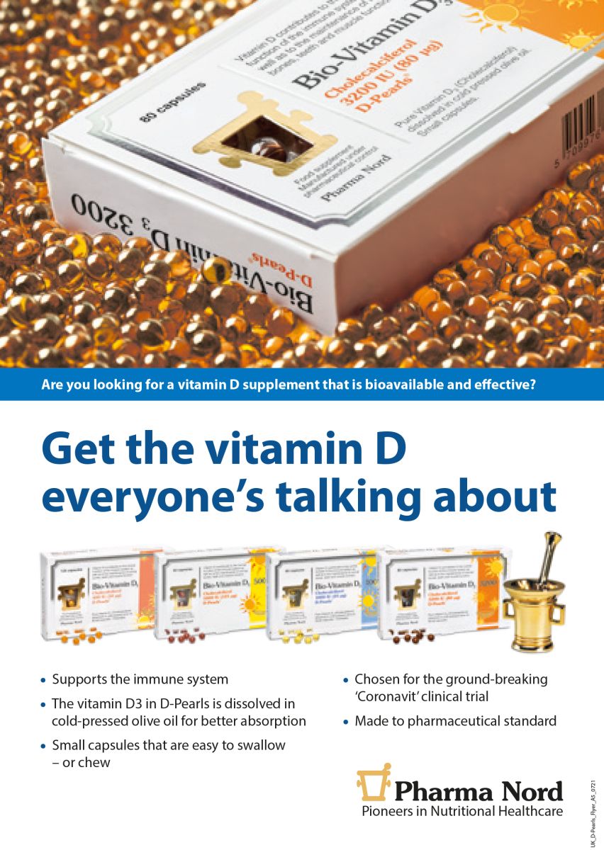 Box containing Vitamin D3 Capsules